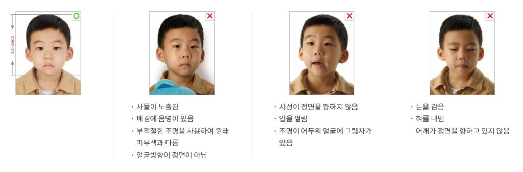 전자여권 일반여권 차이 여권 사진 규격