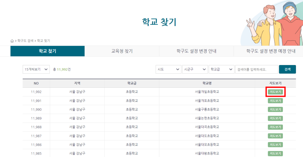 취학통지서에 학교 예비소집 날짜가 여러개 기재되어있을 때