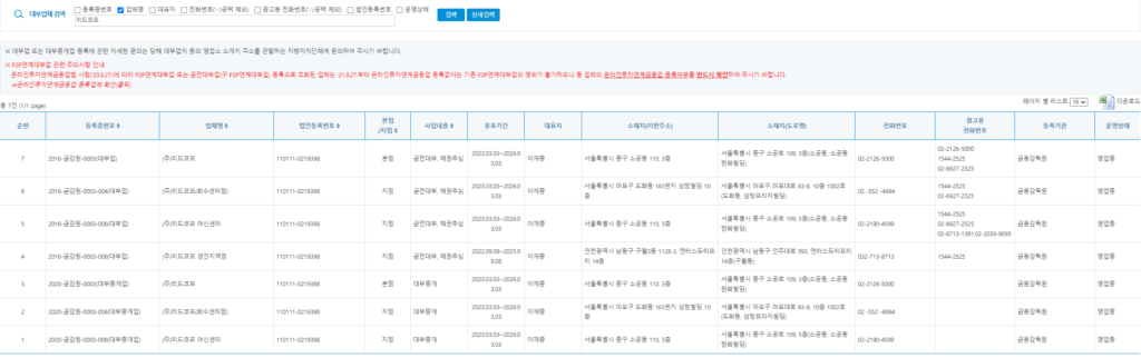 리드코프 연체자 대출