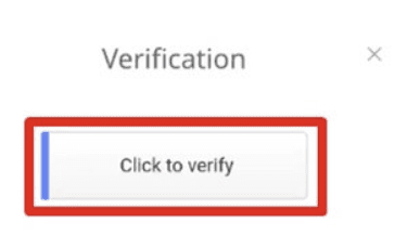 Verification 창 뜰 경우 [Click to verify] 클릭